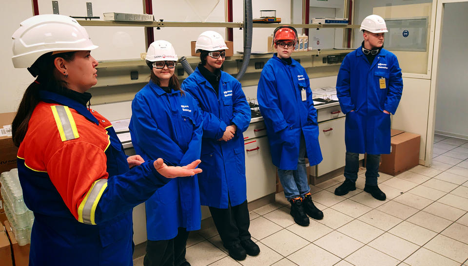 Chemielabor in Schkopau