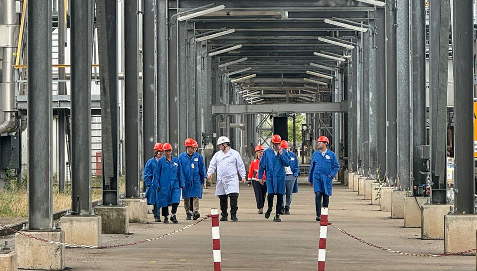 Besuch der Anlage in Schkopau