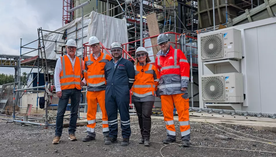 Gruppenbild (v.l.n.r.) Volker Malle, Jérôme Eloy, Stefano Quarini, Catherine Ricou und Dr. Jürgen Flesch
